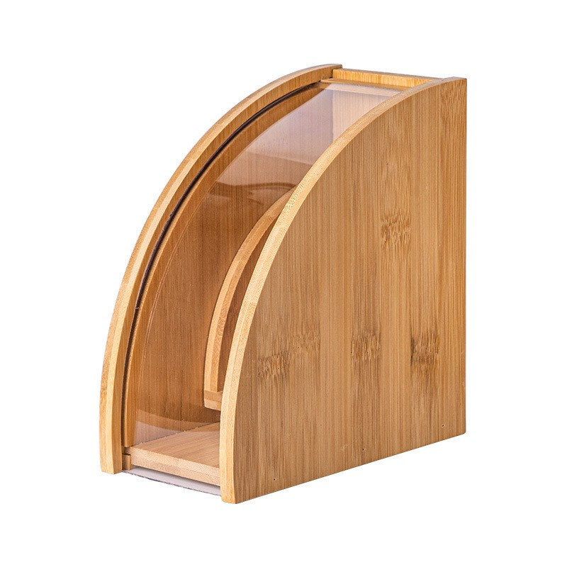 Support de rangement en bois massif pour papier filtre en bois massif Kondieu, A