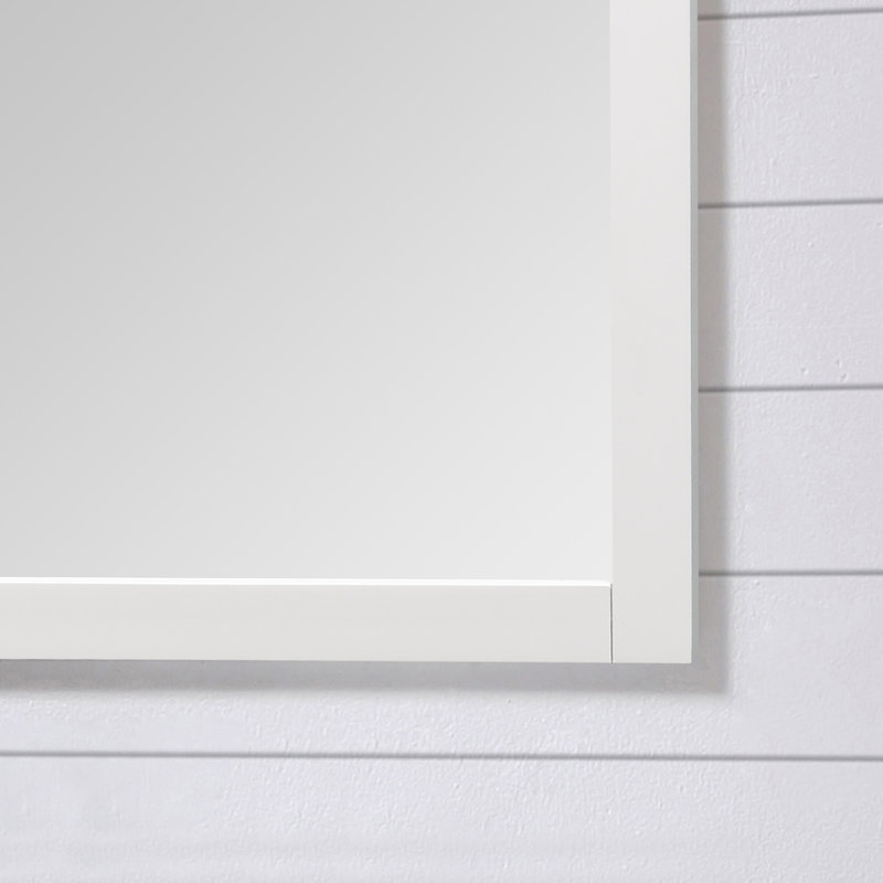 OVE Decors Tahoe 60" Double Bathroom Vanity Set with Mirror, White, White