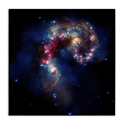 Art mural sur toile Vivid Nebula Galaxy par Wild Apple Portfolio
