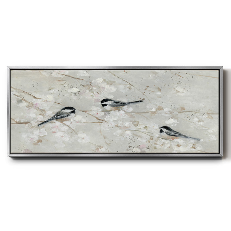 Nature's Confetti II- Framed Canvas, H 20 po x l 50 po