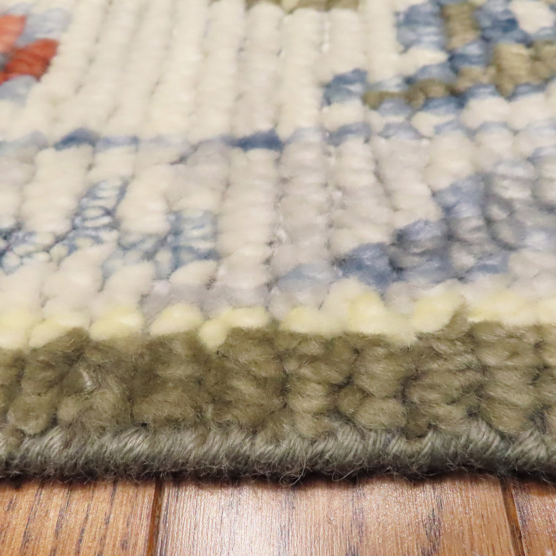 Cascade Hand Knotted Wool Area Rug, Rectangle 6' x 9'