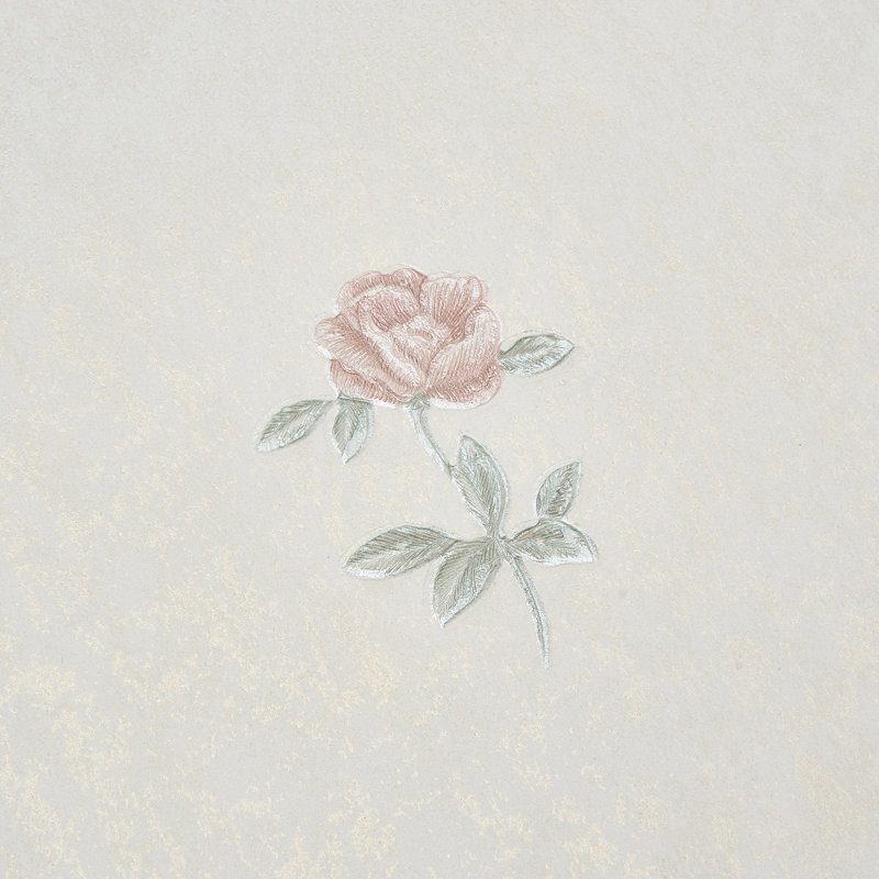 Non-Pasted Non-Woven 3D Embossed Wallpaper Roll