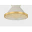 Plafonnier encastré en laiton vieilli Highclere par Mark D. Sikes-112645997-112646001