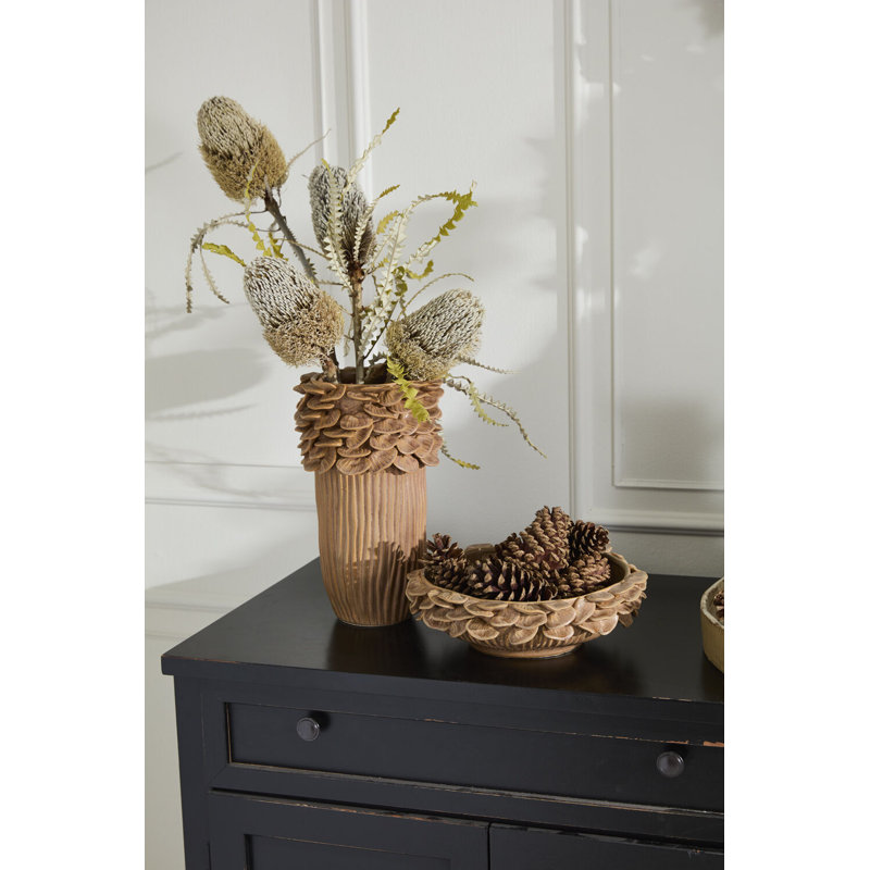Vase pétale de champignon 7,5 po x 12,5 po
