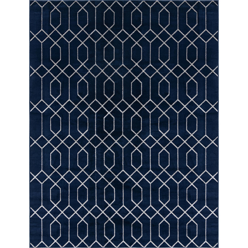 Geometric Indoor Rug, Rectangle 10' x 13'
