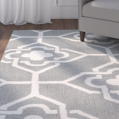 Four Seasons Hand Hooked Performance Geometric Rug