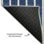 Tapis lavable à la machine de qualité supérieure à rayures AMF994-1871248442
