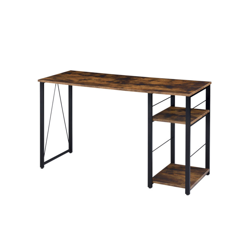 Bureau d'écriture Vadna, Chêne / noir
