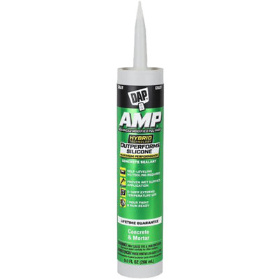 DAP 00764 9Oz Gray AMP Concrete Sealant-12PK