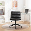 Fauteuil pivotant gris 360° - Hauteur réglable, siège fiable pour la maison/le bureau, pivotant.