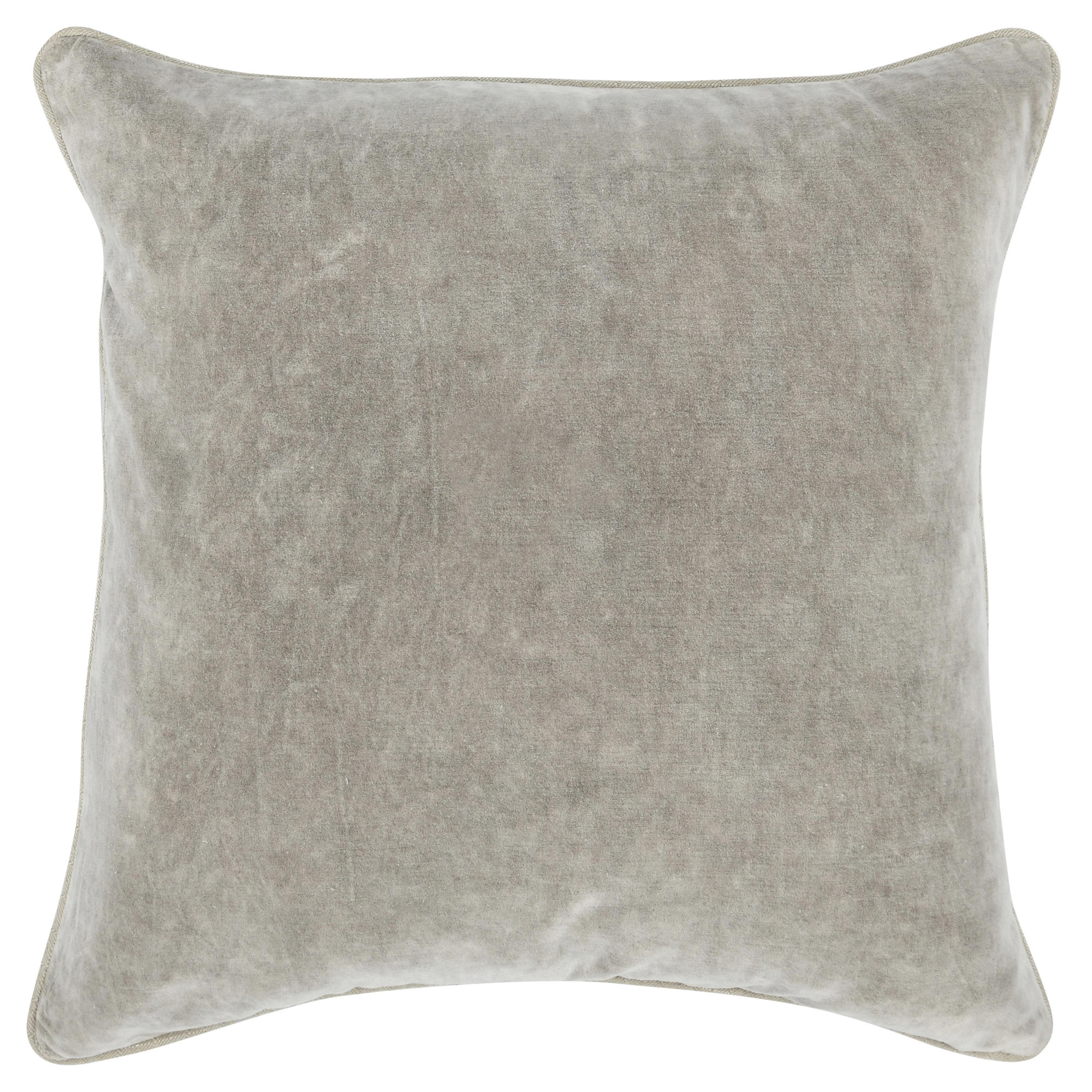 Goodall Throw Pillow, Square 18", Silver