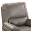 Fauteuil inclinable électrique en cuir véritable Carrina-216108346