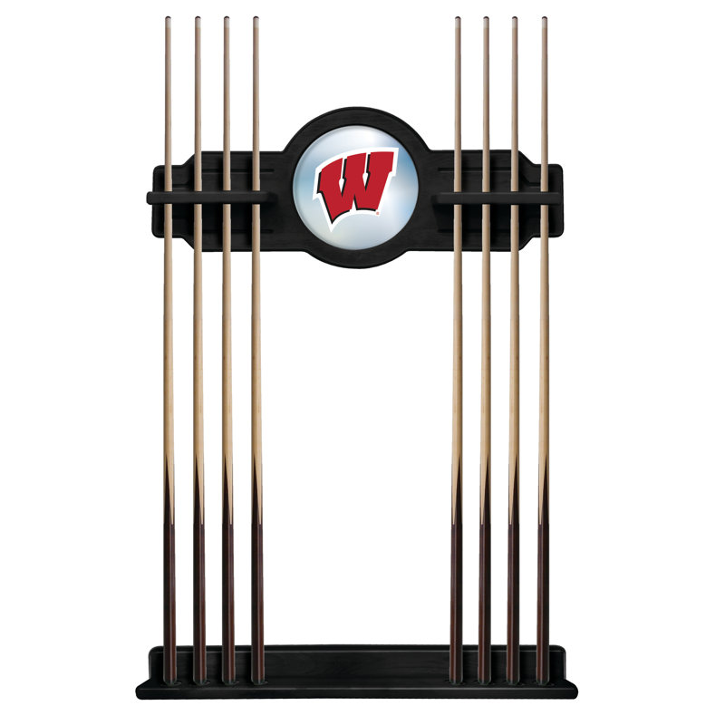 Porte-queues de billard NCAA, Noir, Bucky-Badger de Wisconsin