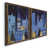 Toile avec cadre en noyer