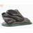Modern Abstract Black Stone Sculpture – “Repose” on Marble Base, Contemporary Tabletop Art Decor