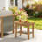 20" W Solid Teak Shower Bench with Storage Shelf, 500lbs Waterproof Spa Stool-706539885