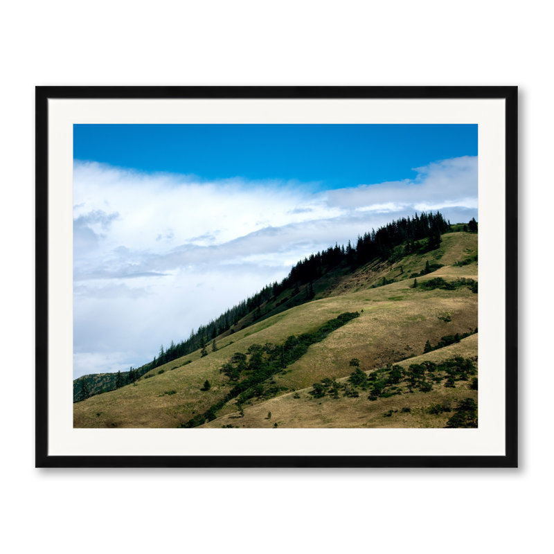 Rolling Hills Print by Catherine Johns, Black Framed Paper, 24" H x 30" W