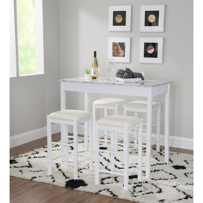 Winston Porter Loria 5 - Piece Dining Set & Reviews | Wayfair
