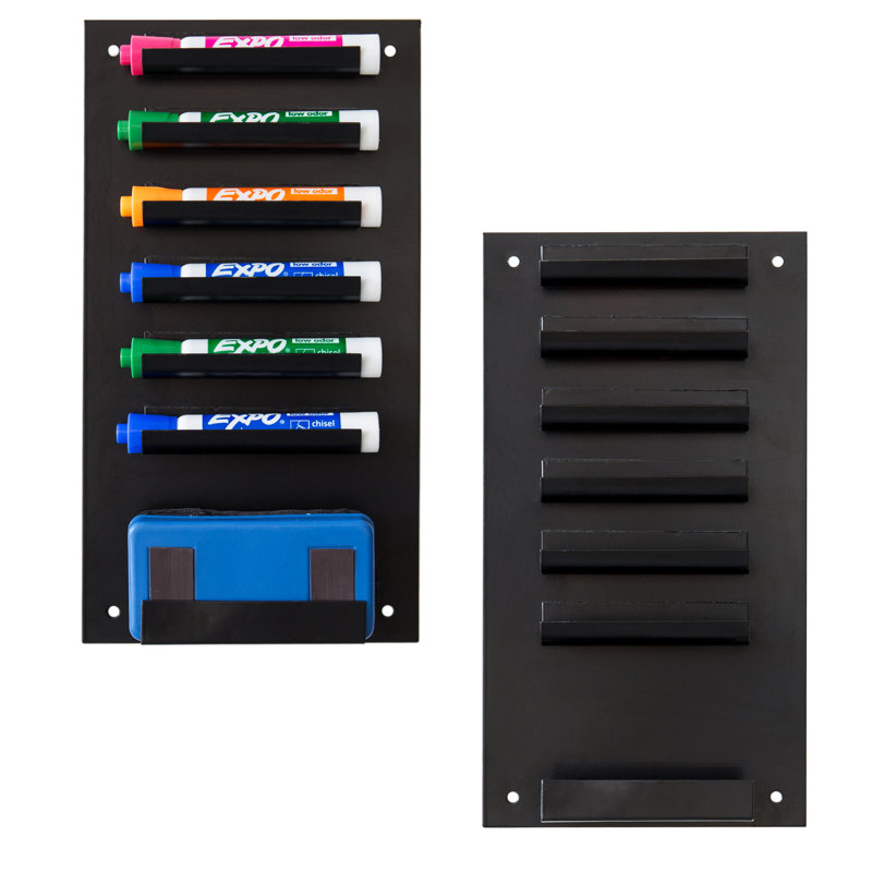 Metal Wall Organizer with White Board