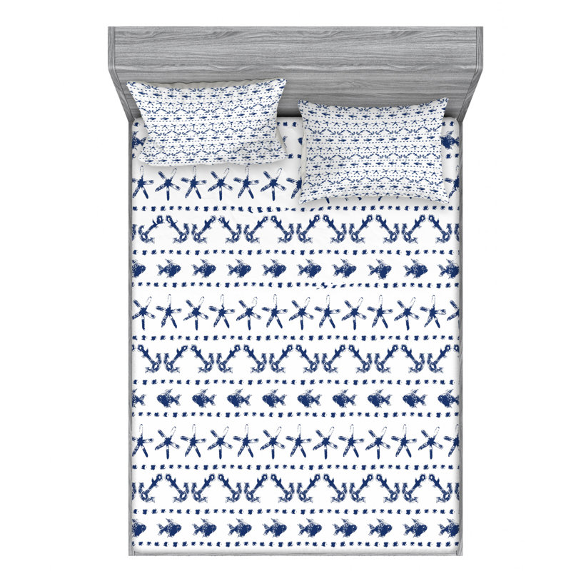 Microfiber Sheet Set, Queen Sheet Set with 2 Pillowcases