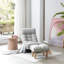 Foldable Metal Reclining Chair For , Space Solution Comfortable With Adjustable Sections - Base, Gray Linen