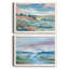 Vue pastorale - Ensemble de 2 peintures sur toile encadrées-716419615-716419611