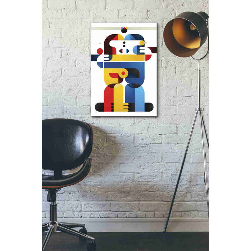 «The Kiss» par Antony Squizzato, impression sur toile tendue, H 26 po x l 18 po x P 0,75 po