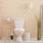 Evideco Plastic Toilet Brush And Holder-87184420