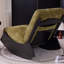 Chaise berçante en bois massif-101363939