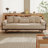 Grimpante 82.7'' Cotton Linen Sleeper Upholstered Sofa Bed with Pillows,Solid Wood Legs-1891079887