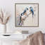 «Elegant Bird Silhouettes I» par Lazar studio, reproduction d'art sur toile encadrée-102458629