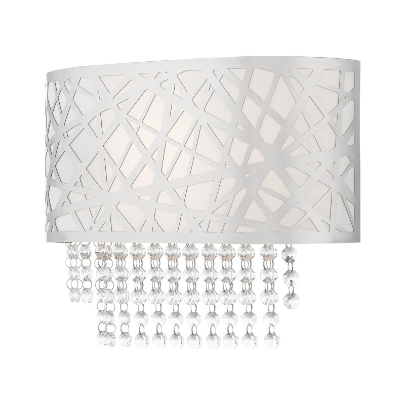 Flush Mounted Sconce, Polished Chrome