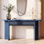 Console Mid-Century cannelée avec rangement dissimulé-129765307