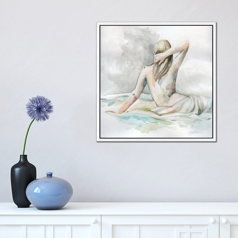 Serene Morning by Carol Robinson - Print on Canvas, White Framed, 45.72 cm H x 45.72 cm W