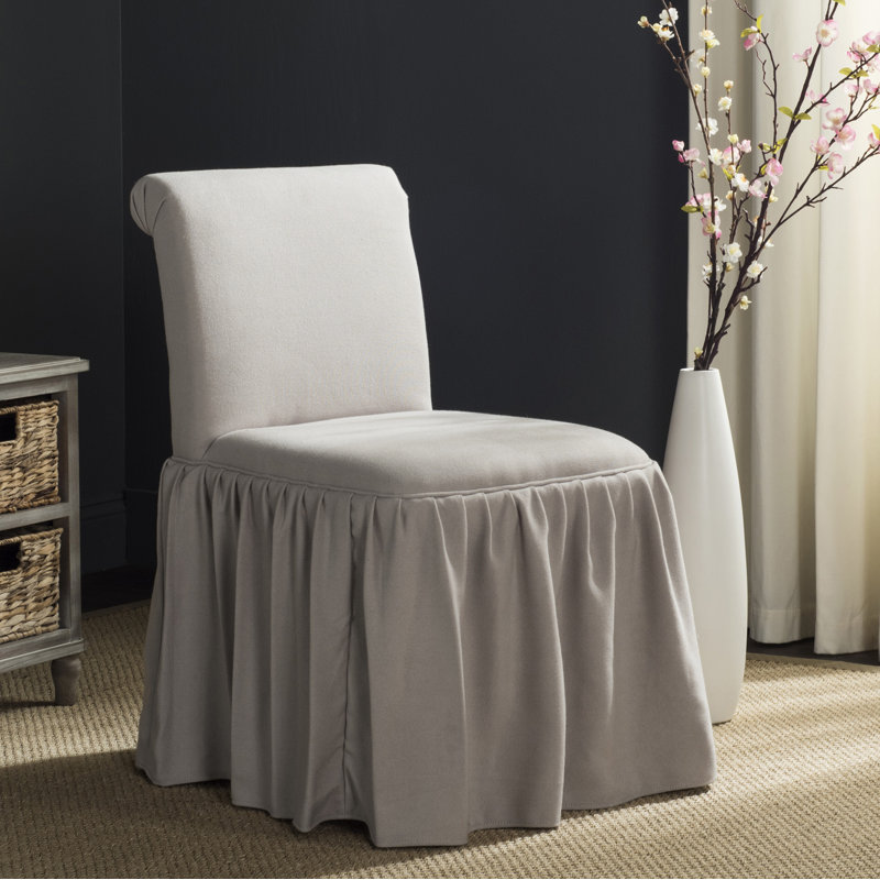 Vanity 18.9'' H Upholstered Side Chair, Beige Linen