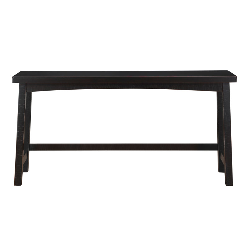 Ensemble de table de salle à manger à hauteur de comptoir 4 pièces 72 po x l 18 po