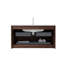 Meuble-lavabo flottant mural moderne de 36 pouces avec lavabo en céramique, deux tiroirs et mécanisme de fermeture en douceur pour un fonctionnement silencieux et un rangement amélioré