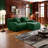 L-Shaped Modular Teddy Fabric Sofa: No Assembly, Curved Armrests, 32D Cloud Comfort – Ergonomic Bliss for Modern Living Spaces-1256245970