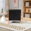 Fauteuil d'appoint rond en velours côtelé 360 ° avec 5 coussins décoratifs et support de téléphone réglable