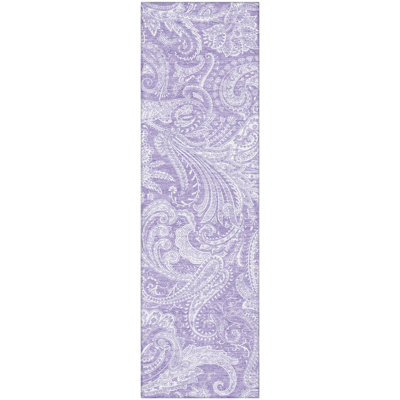 Tapis lavande lavable à la machine Premium