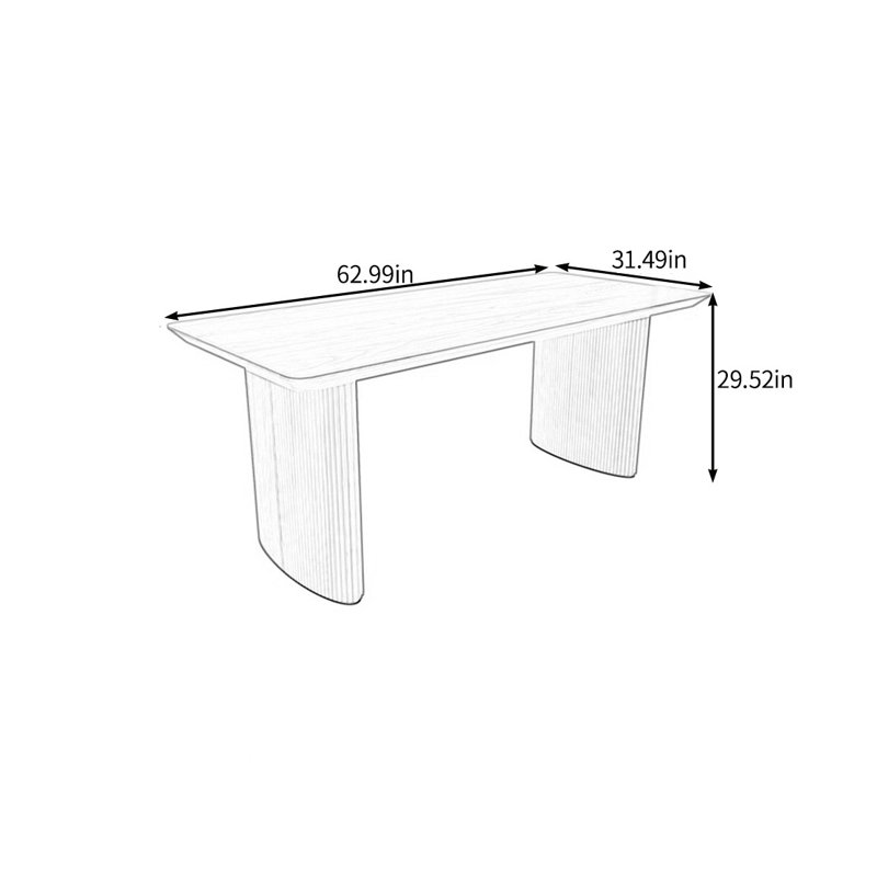 Gerde, 29.52"H x 62.99"L x 31.49"W