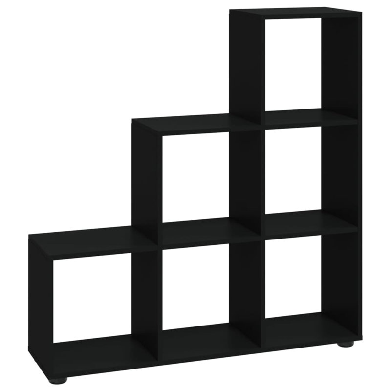 Tambellini Cube Bookcase, 104 x 29 x 107 cm, Black