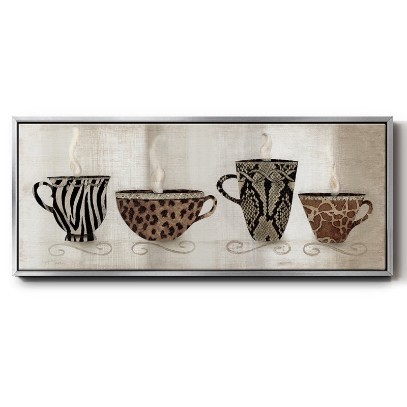 Coffee Skins I- Framed Canvas, 24" H x 60" W