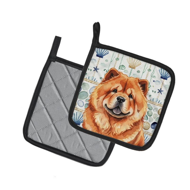 Paire de poignées Red Chow Chow