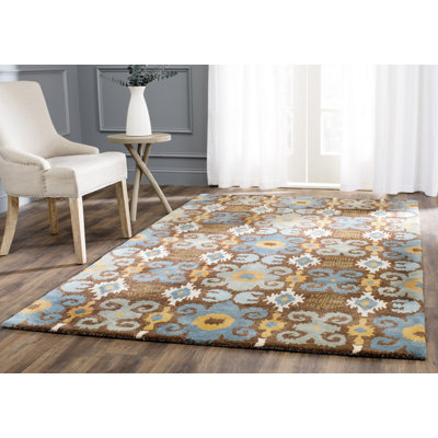 Nonia Hand Tufted Wool Pile Ikat Rug
