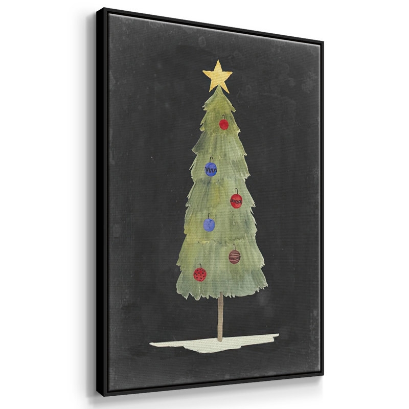 Lueur de Noël II, H 25 po x l 17 po x P 1,5 po, Noir