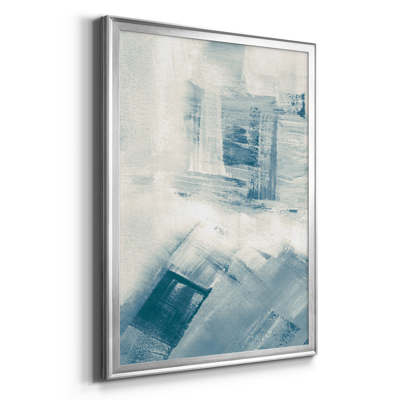 Wind Blown II Silver Framed Abstract Print