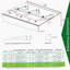 Auvent de porte et de fenêtre de qualité supérieure pour maison en bois, durable et protecteur-121491752