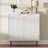 Buffet Sideboard Cabinet With 2 Doors, Modern Kitchen Cabinet With Golden Handles & Legs, Adjustable Shelf, Accent Coffee Bar Storage Sideboard For Kitchen, Living Room-698654675