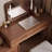 Modern Solid Wood Makeup Vanity Desk  with Light mirror,8 drawers